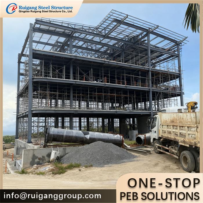 Adeilad Strwythur Dur Uchel